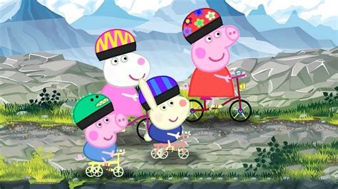 Peppa Pig Sports Day - Bicycle Race English Episodes #2 - YouTube