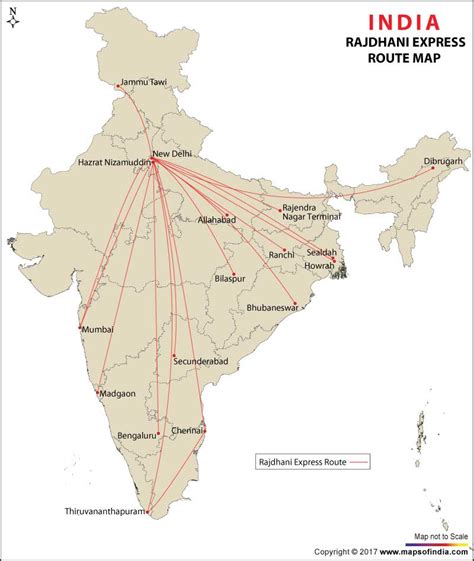 Rajdhani Route Map