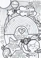 Pin By Helena Forrest On Quick Saves  Rainbow promise sketch template