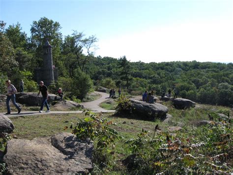 Some Vandalism at Little Round Top's 140th New York Monument | Gettysburg Daily