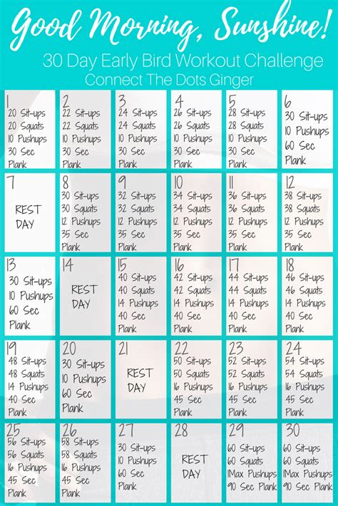 Free 28 Day Workout Challenge - WorkoutWalls