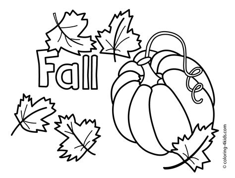 Printable Fall Coloring Pages Leaves Fall Printable Coloring Pages ...