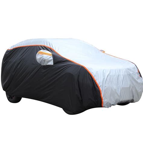 Weatherproof Vehicle Cover: Universal Fit for Sedan/SUV/PICKUP, UV Protection, Windproof ...