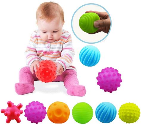 Infant Sensory Balls Structured Multi Ball Set Massage Soft Ball ， 6pcs | Walmart Canada