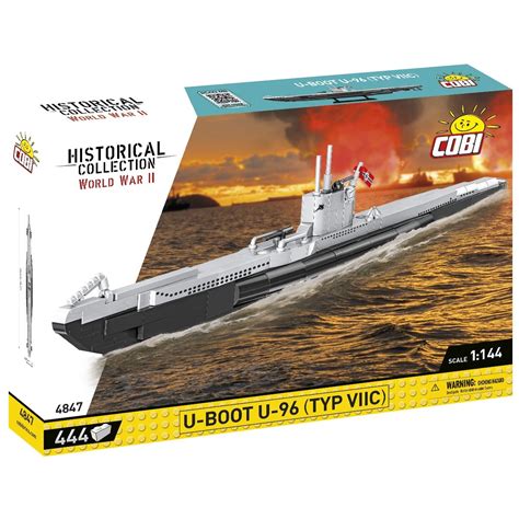 COBI U-96 U-Boat TYP VIIC (4847) - War Bricks USA