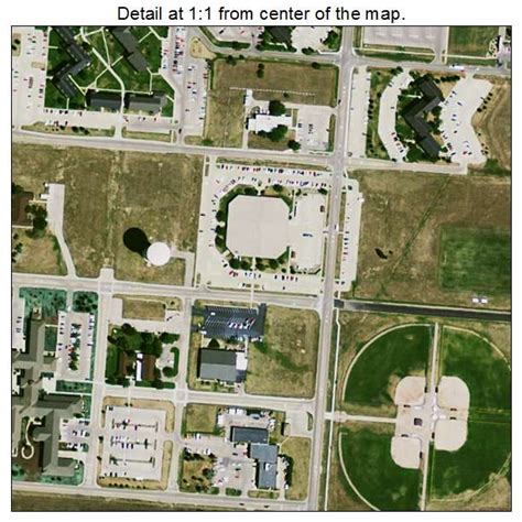 Aerial Photography Map of Ellsworth AFB, SD South Dakota