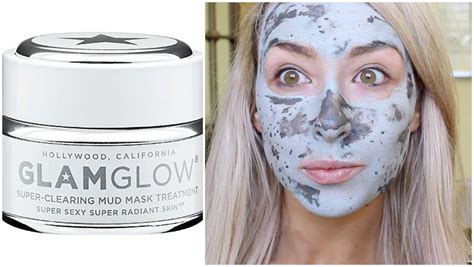 GLAMGLOW mud mask first impression review and demo - YouTube