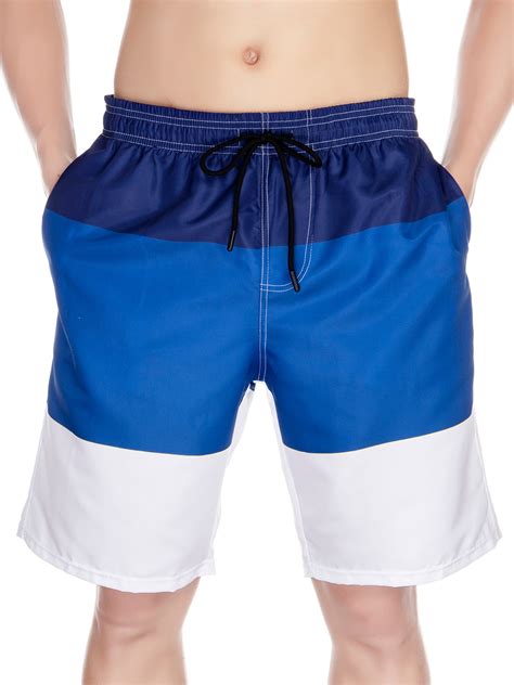 SAYFUT Mens Swim Trunks Swimming Board Short Casual Beach Swim Shorts ...