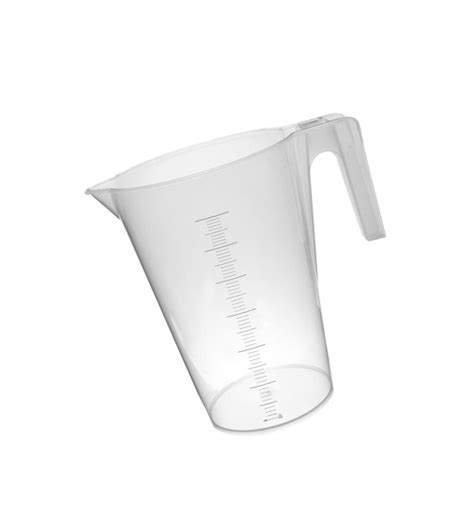 Premium Photo | Plastic measuring cup isolated