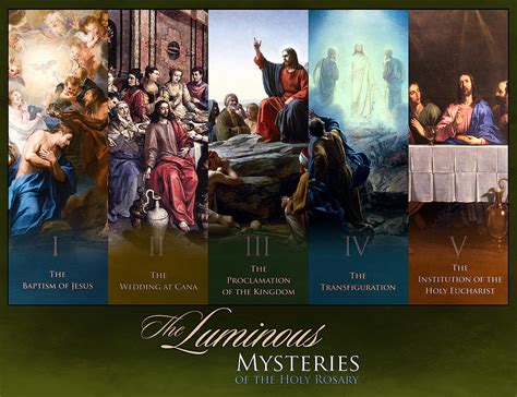 Luminous Mysteries Of The Rosary Printable