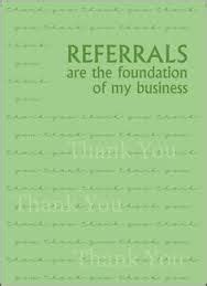 thank you for referral cards | Business thank you notes, Referrals, Business quotes