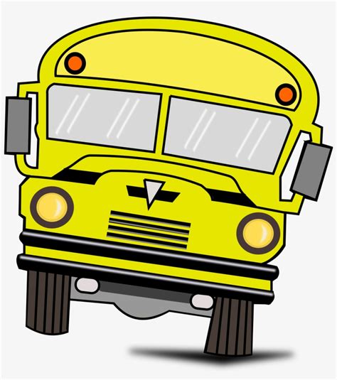 Big Image - Red School Bus Clipart - Free Transparent PNG Download - PNGkey