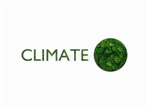 Climate Change Slogan 3D Illustration Stock Illustration - Illustration of miniature, issue ...