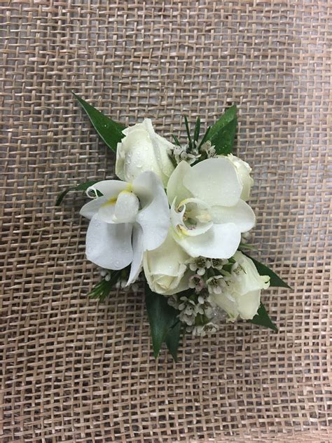 Wedding Corsage And Boutonniere White Orchid Corsage Calla ...