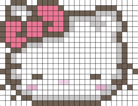 Hello Kitty Perler Bead Pattern | Bead Sprites | Characters Fuse Bead ...