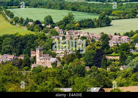 Blockley Church of St Peter & St Paul in the autumn at sunrise. Blockley, Gloucestershire ...