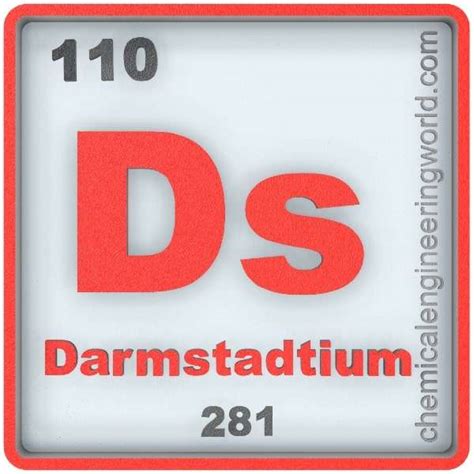 Darmstadtium Element Properties and Information - Chemical Engineering World