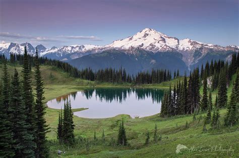 Image Lake Glacier Peak North Cascades - Alan Crowe Photography