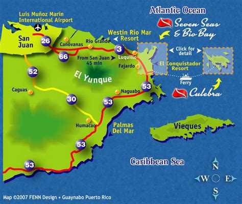 map of puerto rico and culebra | Contáctanos (With images) | Puerto rico, Puerto rico vacation ...
