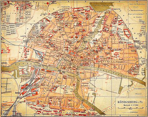 Koenigsberg Map 1905 by pilwe on DeviantArt