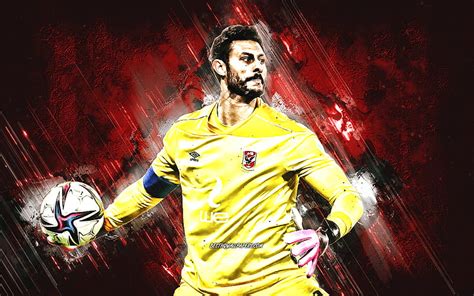 Mohamed El Shenawy, Al Ahly SC, goalkeeper, Egyptian footballer, red ...