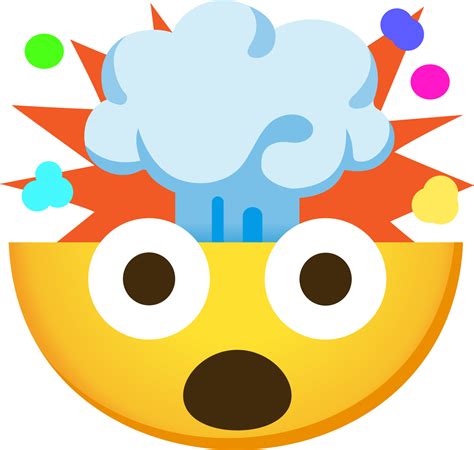 "exploding head" Emoji - Download for free – Iconduck