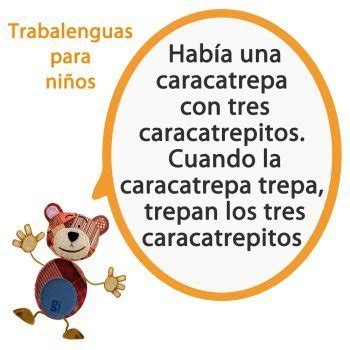 Trabalenguas difíciles para niños