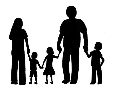 Family Clipart Silhouette - Cliparts.co