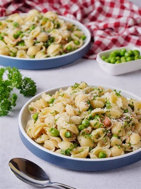 Homemade Pancetta Peas Pasta Recipe Story