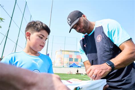 Treble trophies visit City Football Schools in Abu Dhabi and Dubai