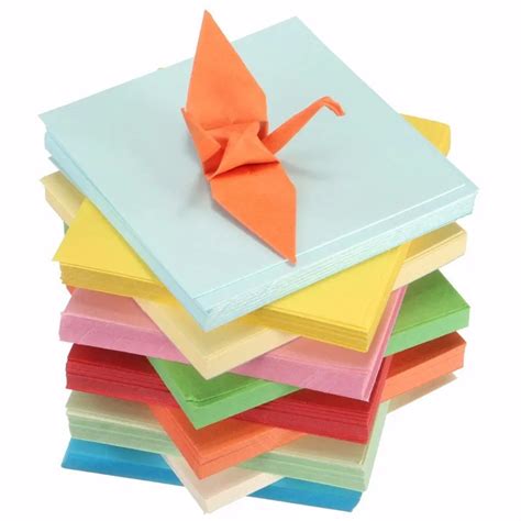 Fashion 200 520 PCS Sheets Origami Paper Double Sided Coloured Craft ...