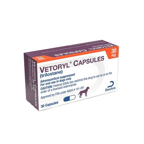 Vetoryl Capsules for Dogs, 30-mg, 30 capsules - Chewy.com