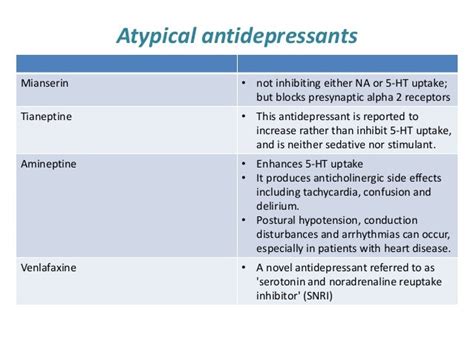 Antidepressants