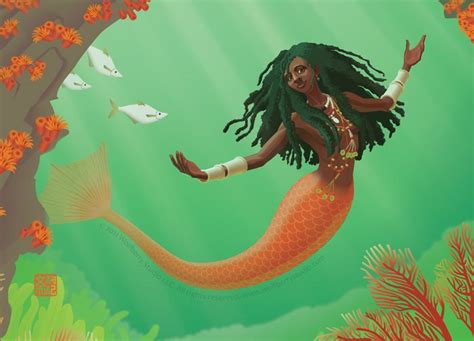 Mami Wata, the most celebrated mermaid-like deity from Africa who crossed over to the West ...