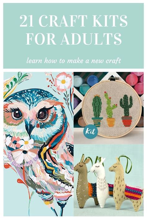 21 of the Best Craft Kits for Adults | Fun crafts, Craft kits, Crafts to make and sell