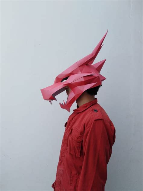 DRAGON Mask /diy - Etsy