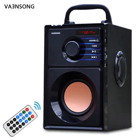 VAENSONG Big Power Bluetooth Speaker Subwoofer Wireless Portable Heavy ...