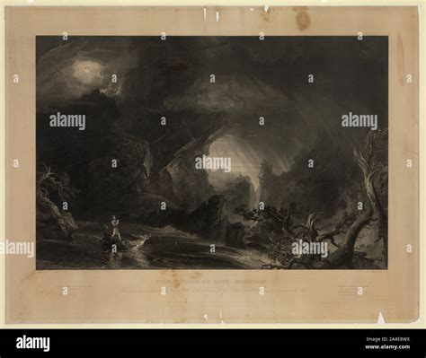 The voyage of life - manhood / painted by Thomas Cole Stock Photo - Alamy