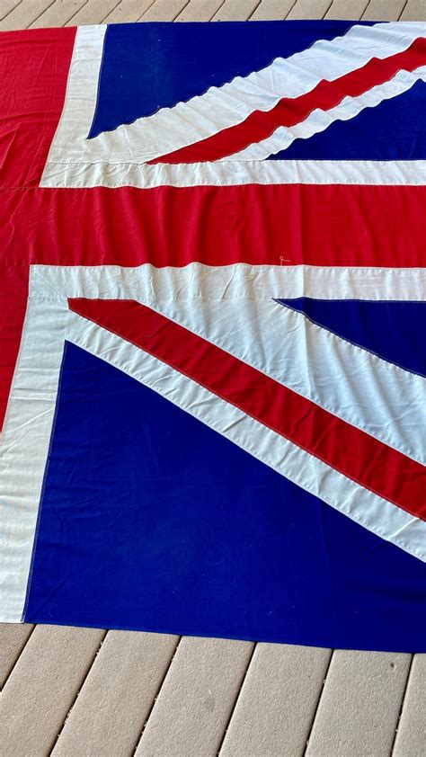 Large Vintage British Flag Manufactured by Paramount Flag Co. - Etsy