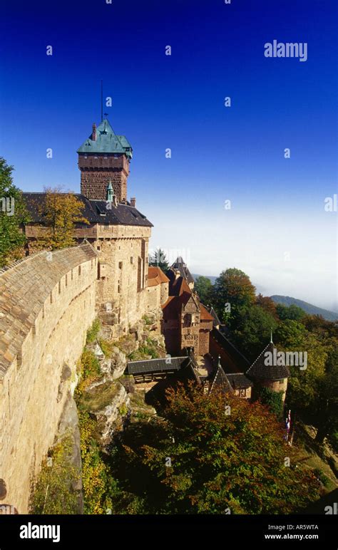 Castle Haut-Koenigsbourg, Elsass, France Stock Photo - Alamy