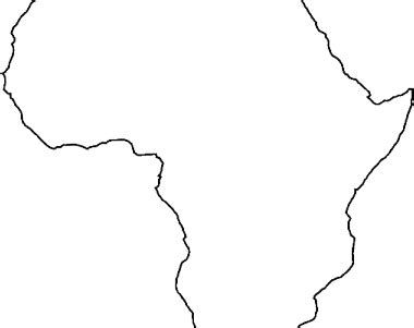 Download HD Africa Map Outline Transparent - Line Art Transparent PNG Image - NicePNG.com