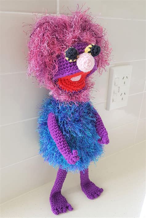 Hand Crocheted Mahna Mahna | Muppet Style