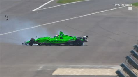 IndyCar Series 2018. Indy 500. Danica Patrick Crash (+interview) - YouTube