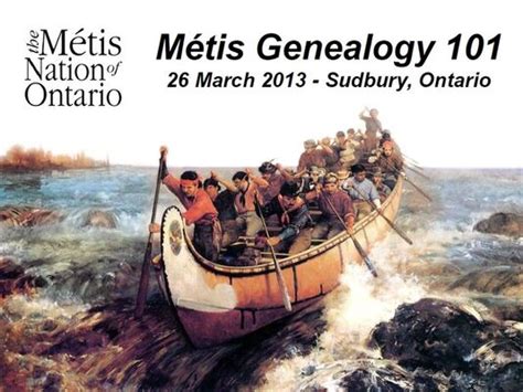 Métis Genealogy 101 | Niagara Geopark