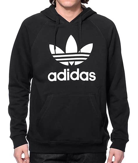 adidas Original Trefoil Black Hoodie at Zumiez : PDP