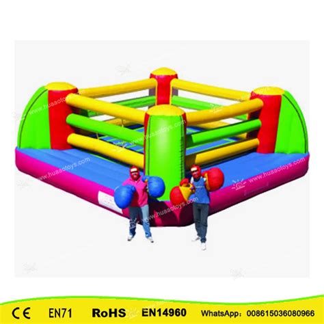 Free Shipping Inflatable Boxing Ring for Adults with 2 paris of big ...