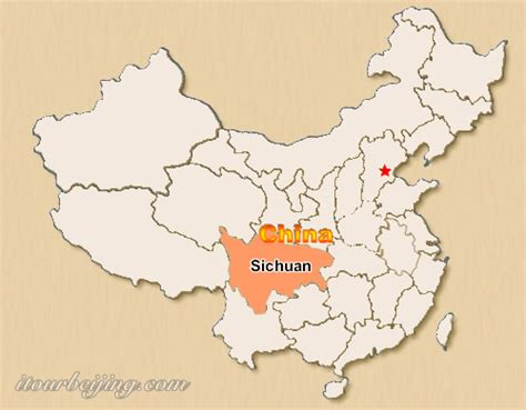 Sichuan Location Map