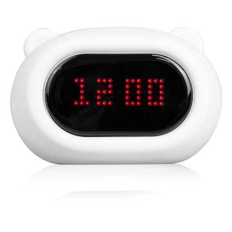 Light Up Kids Alarm Clock: LumiPets Cute Animal Music Lamp Clock with ...