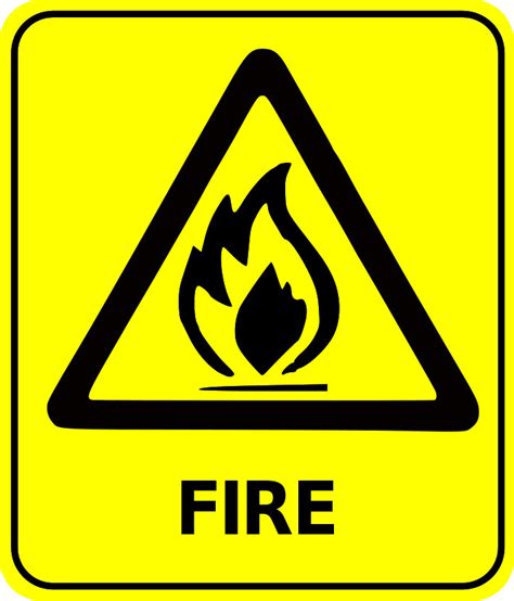 safety sign fire