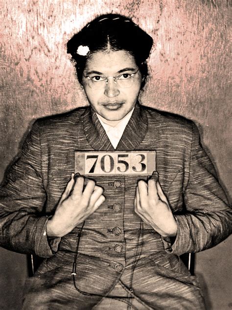 Rosa Parks Mugshot in Sepia Photograph by Bill Cannon - Pixels